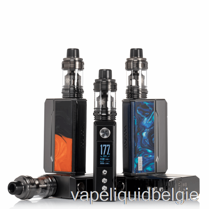 Vape Smaken Voopoo Drag 4 177w Starterkit Gun Metal + Palissander